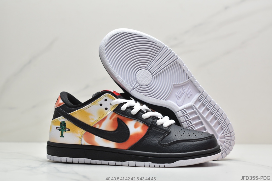 170 公司级耐克 Nike Sb Dunk Low Pro 联名扣篮系列复古低帮休闲运动滑板板鞋BQ6382-101