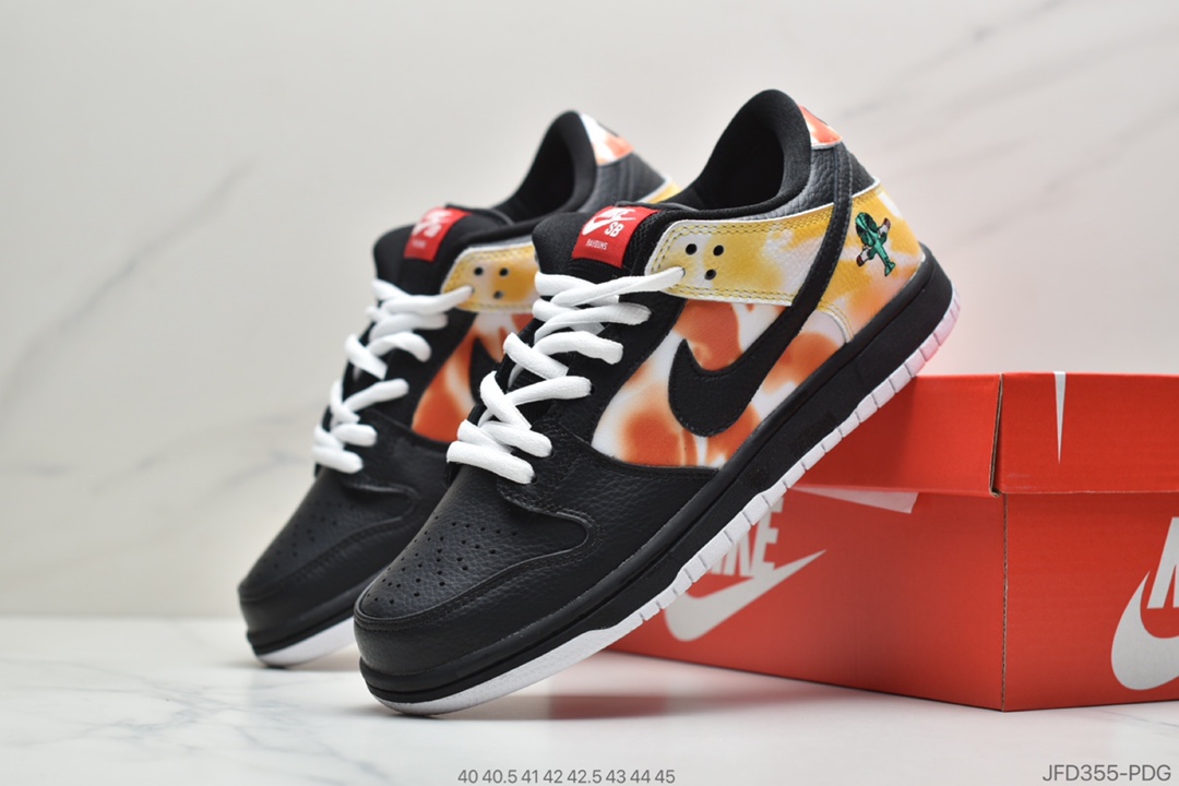 170 公司级耐克 Nike Sb Dunk Low Pro 联名扣篮系列复古低帮休闲运动滑板板鞋BQ6382-101