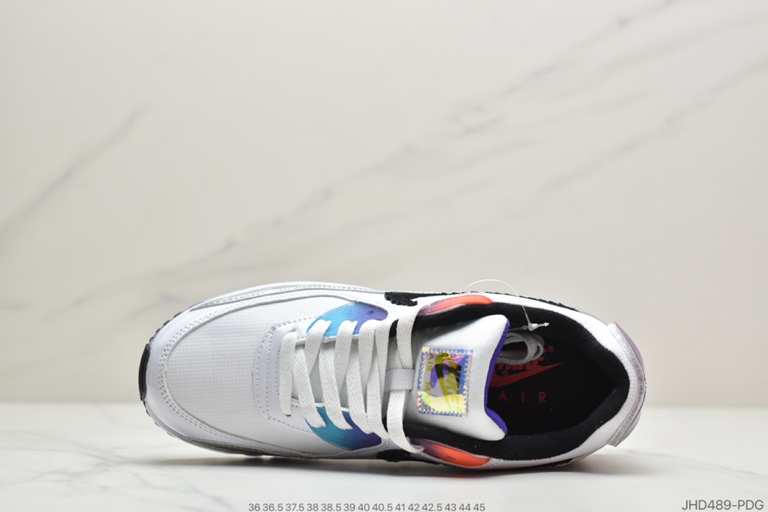 180耐克Nike Air Max 90”Have A Good Game“白银LOL电玩像素钩子””复古气垫百搭休闲运动慢跑鞋 DC0832-101