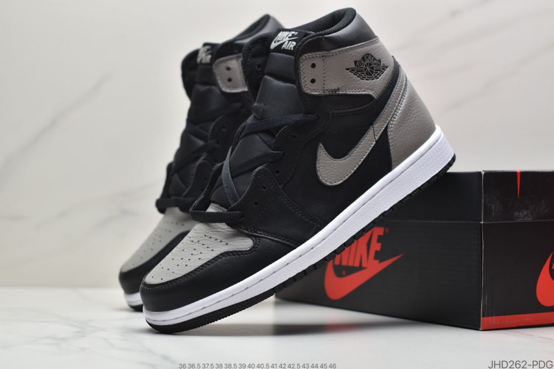 190 公司级耐克Air Jordan 1 Retro OG”Bred Toe”AJ1代经典复古经典高帮百搭文化篮球鞋“黑红脚趾”555088-610