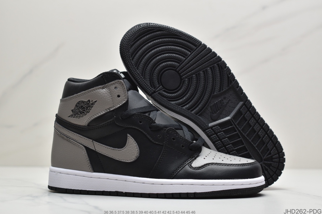 190 公司级耐克Air Jordan 1 Retro OG”Bred Toe”AJ1代经典复古经典高帮百搭文化篮球鞋“黑红脚趾”555088-610