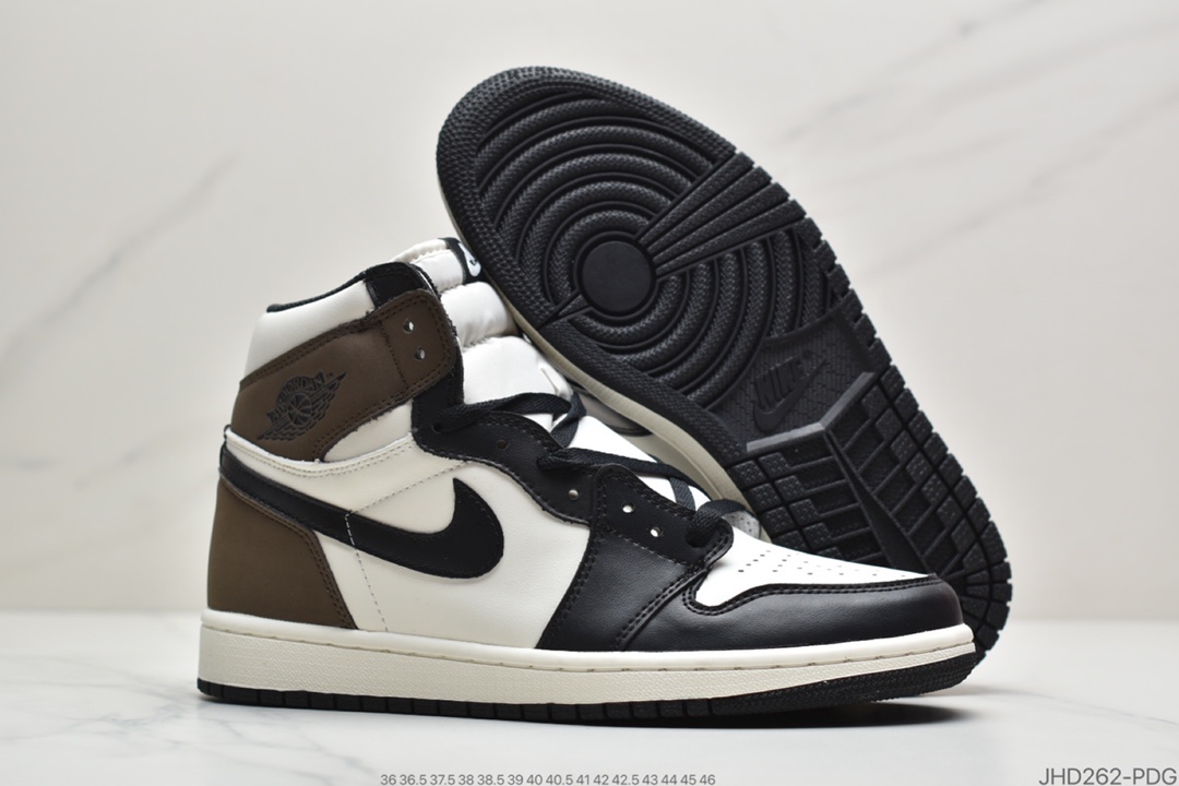 190 公司级耐克Air Jordan 1 Retro OG”Bred Toe”AJ1代经典复古经典高帮百搭文化篮球鞋“黑红脚趾”555088-610