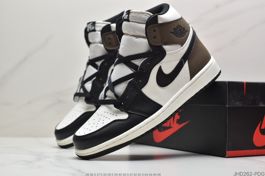 190 公司级耐克Air Jordan 1 Retro OG”Bred Toe”AJ1代经典复古经典高帮百搭文化篮球鞋“黑红脚趾”555088-610