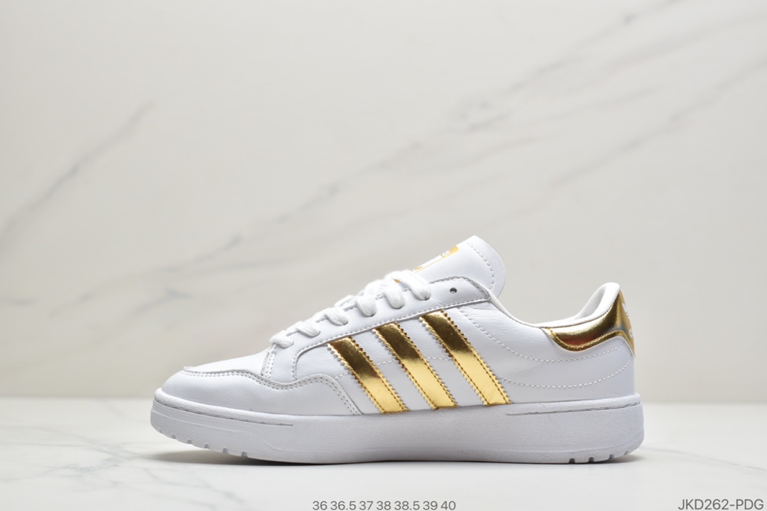 160 公司级阿迪达斯Adidas Team Court 复古百搭简约运动风 EF6054