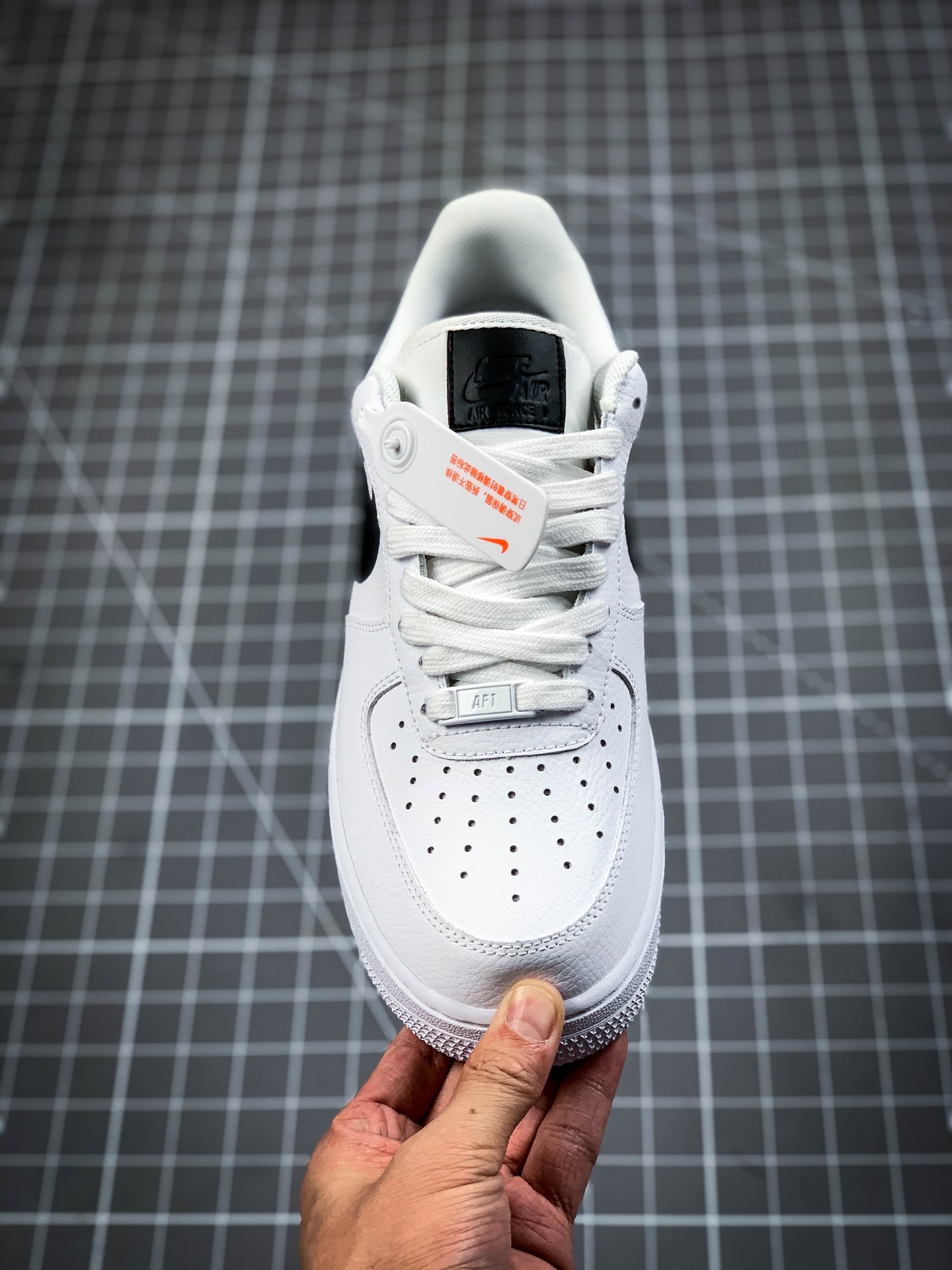 200 公司级 Nike Air Force 1 Lo ”白黑标”  低帮休闲运动板鞋315115-152