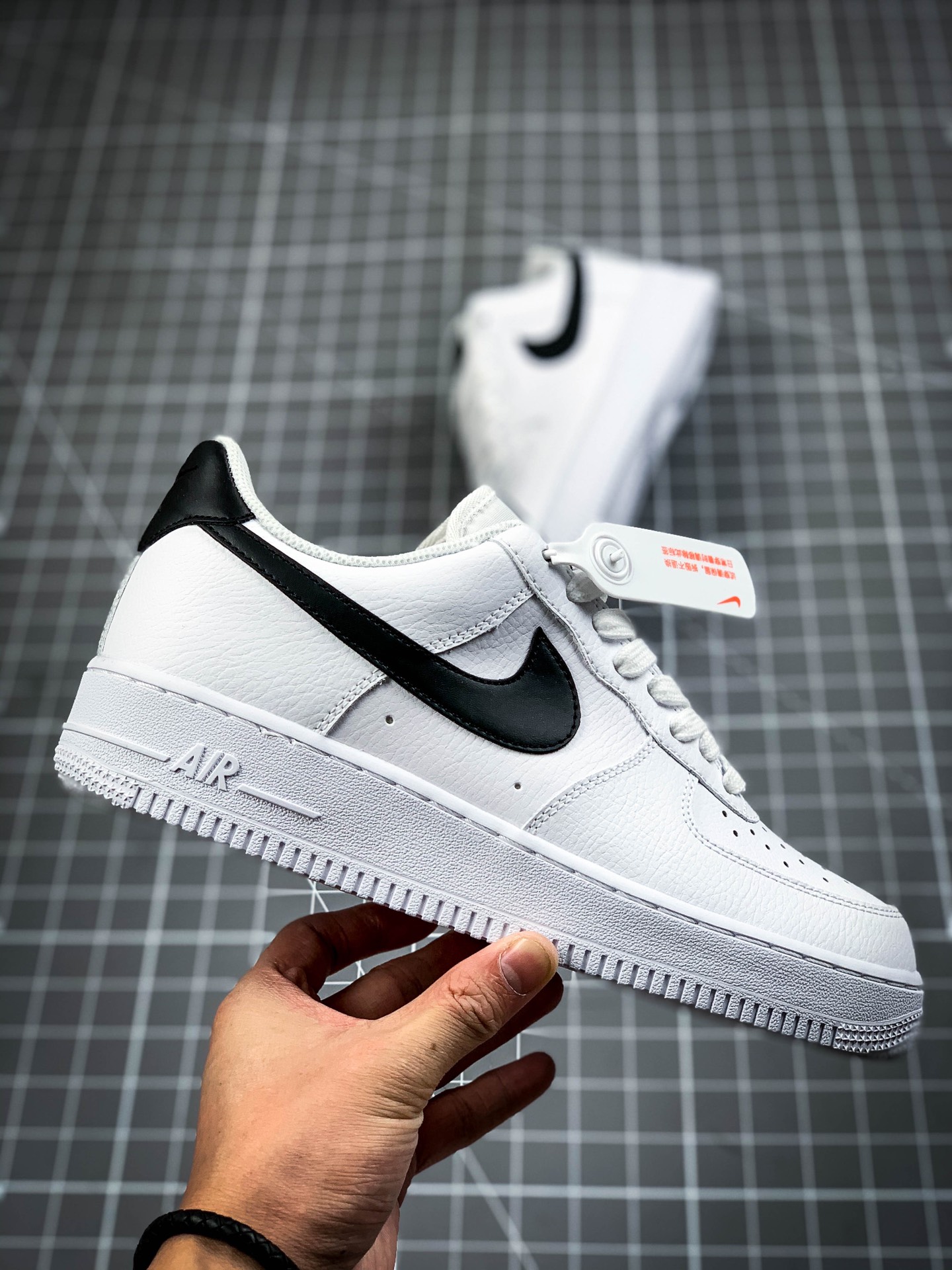 200 公司级 Nike Air Force 1 Lo ”白黑标”  低帮休闲运动板鞋315115-152