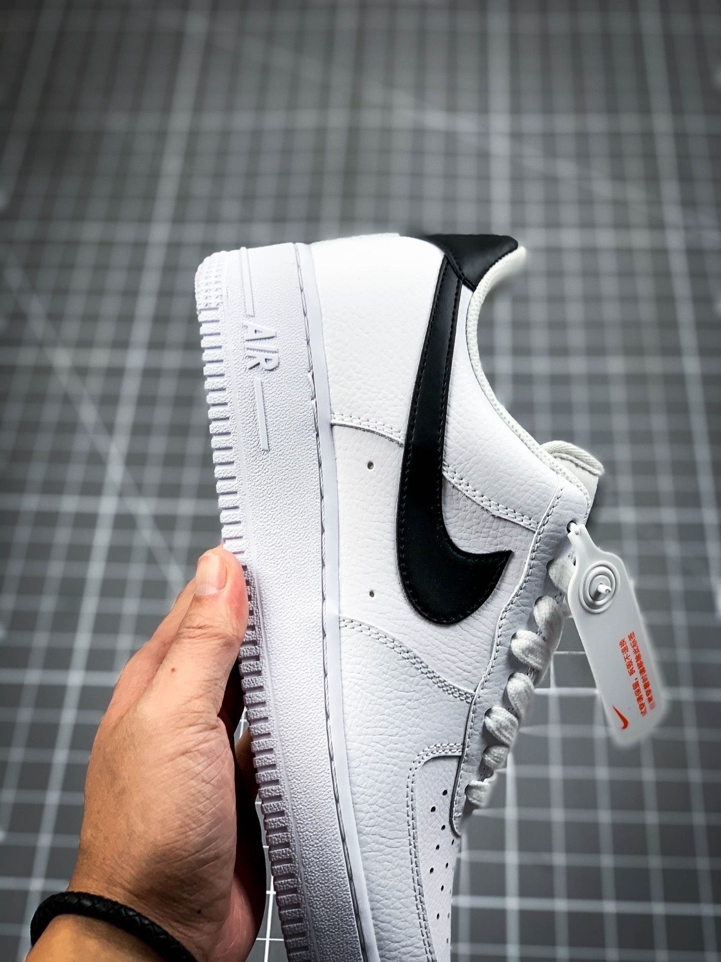 200 公司级 Nike Air Force 1 Lo ”白黑标”  低帮休闲运动板鞋315115-152