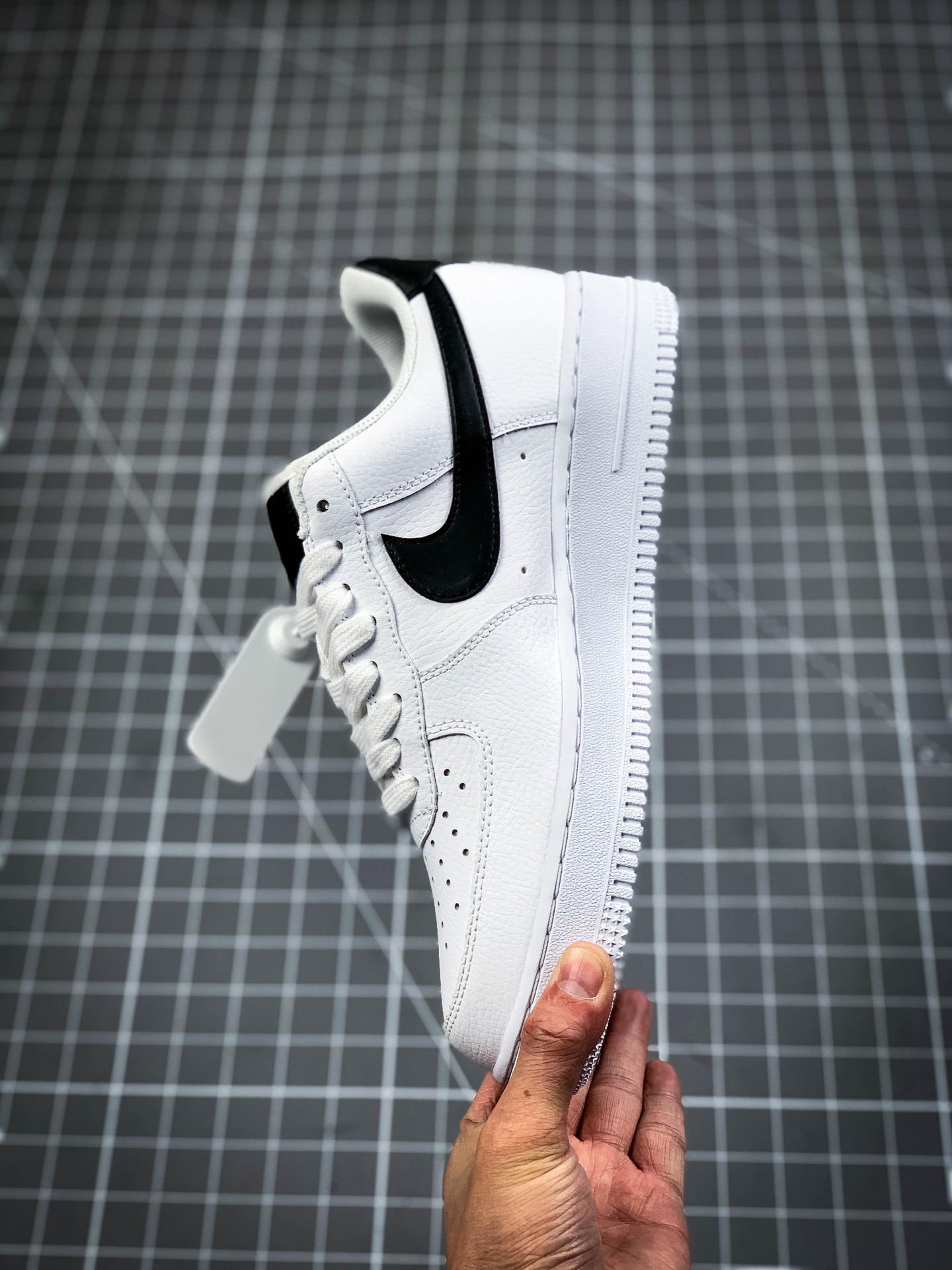 200 公司级 Nike Air Force 1 Lo ”白黑标”  低帮休闲运动板鞋315115-152
