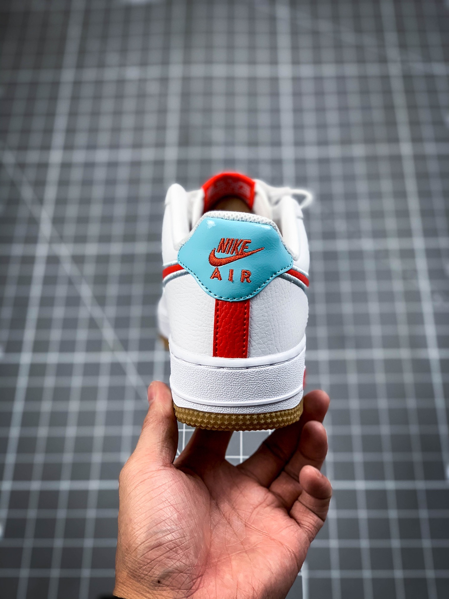 220 公司级Nike Air Force 1 Low “白蓝红”  空军一号低帮百搭休闲运动板鞋  DA4660-101