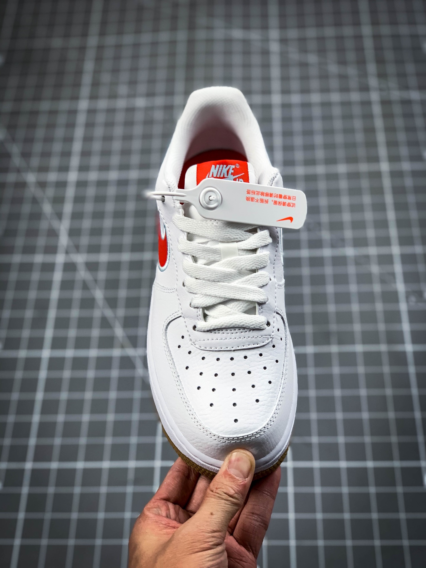 220 公司级Nike Air Force 1 Low “白蓝红”  空军一号低帮百搭休闲运动板鞋  DA4660-101