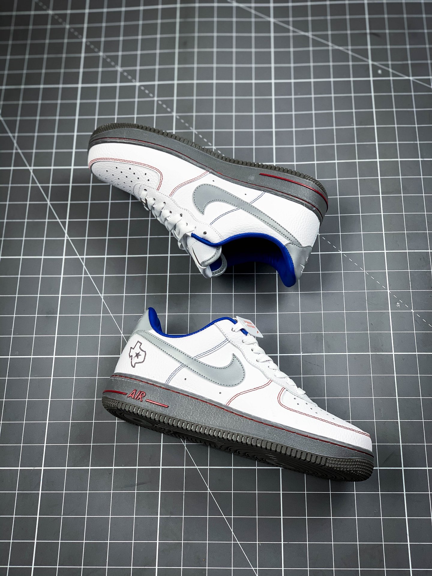 200 公司级 Nike Air Force 1 Low休斯顿城市限定 空军一号低帮休闲板鞋 超强3M反光 DH0902-108