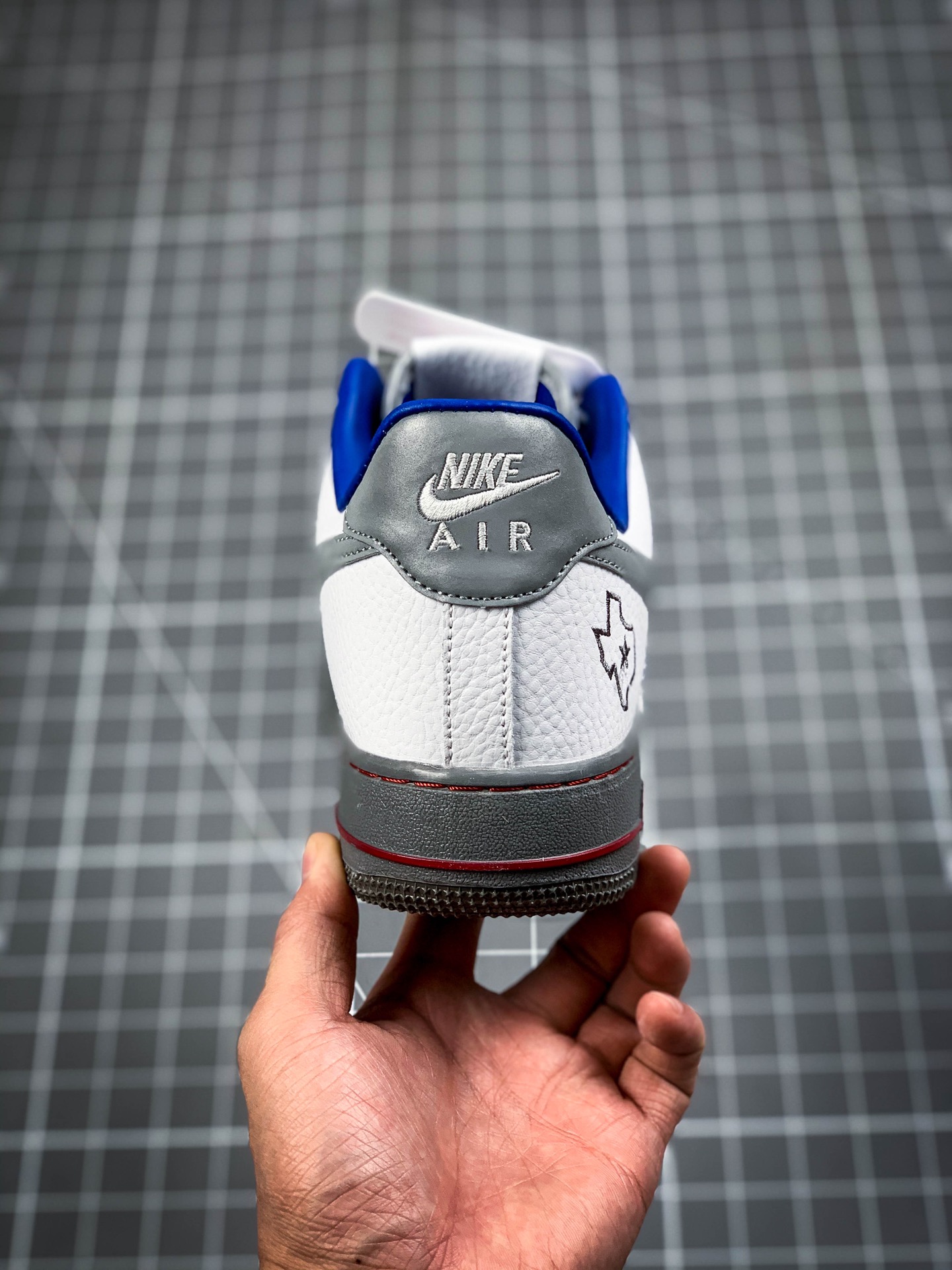 200 公司级 Nike Air Force 1 Low休斯顿城市限定 空军一号低帮休闲板鞋 超强3M反光 DH0902-108