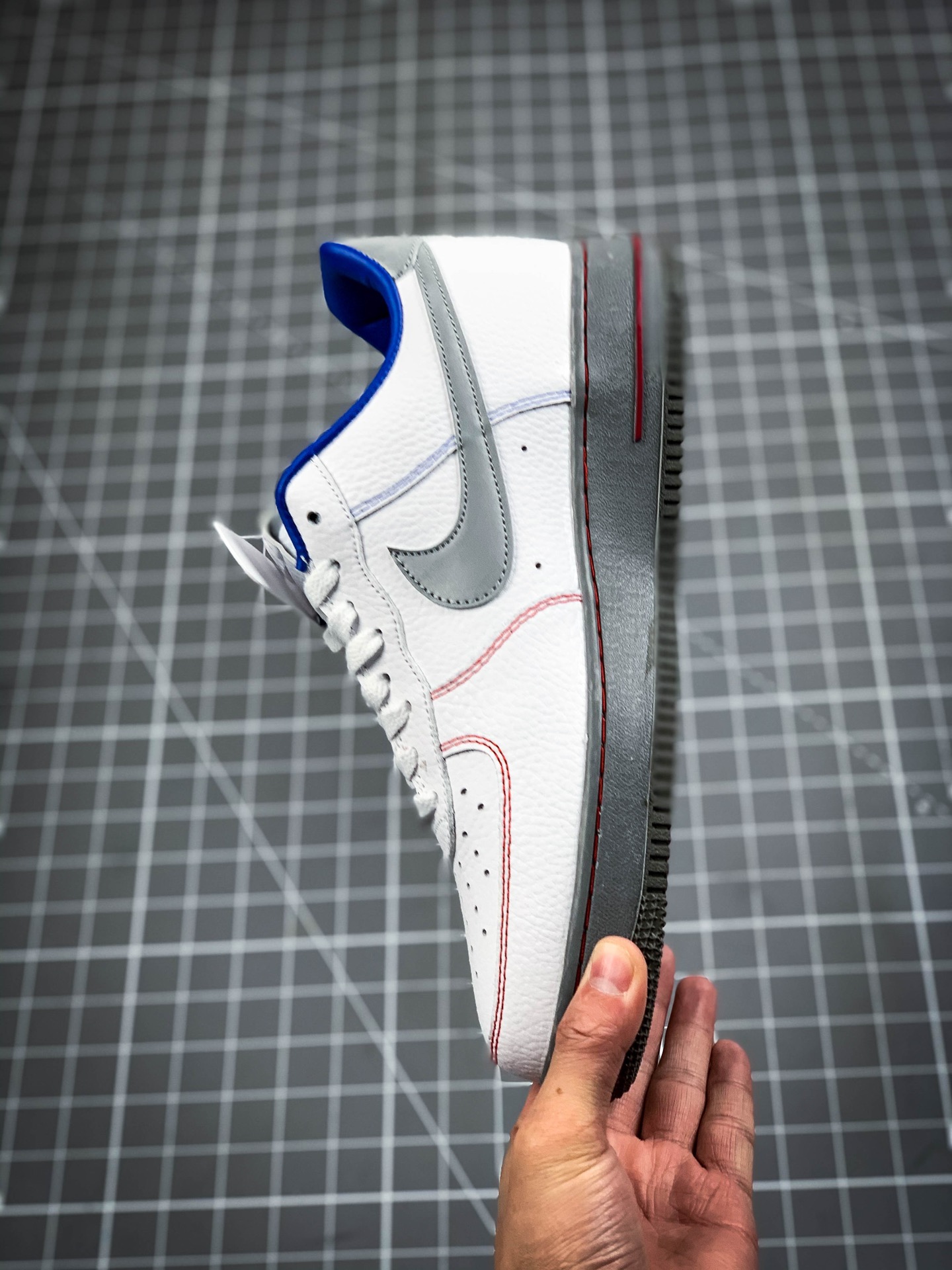 200 公司级 Nike Air Force 1 Low休斯顿城市限定 空军一号低帮休闲板鞋 超强3M反光 DH0902-108