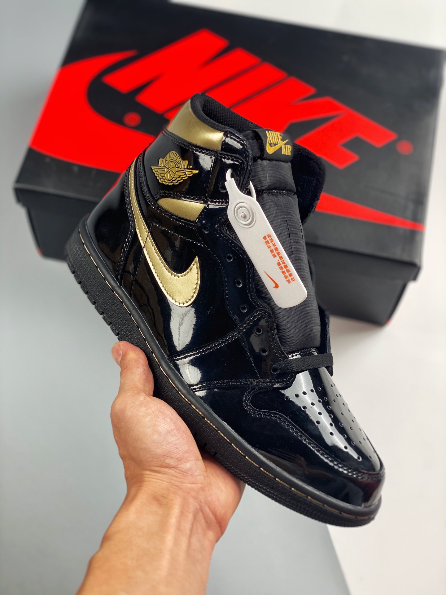 #Base original de producción de Dongguan, el rey de la relación calidad-precio en el mercado💯 Air Jordan 1 Retro "Blac…