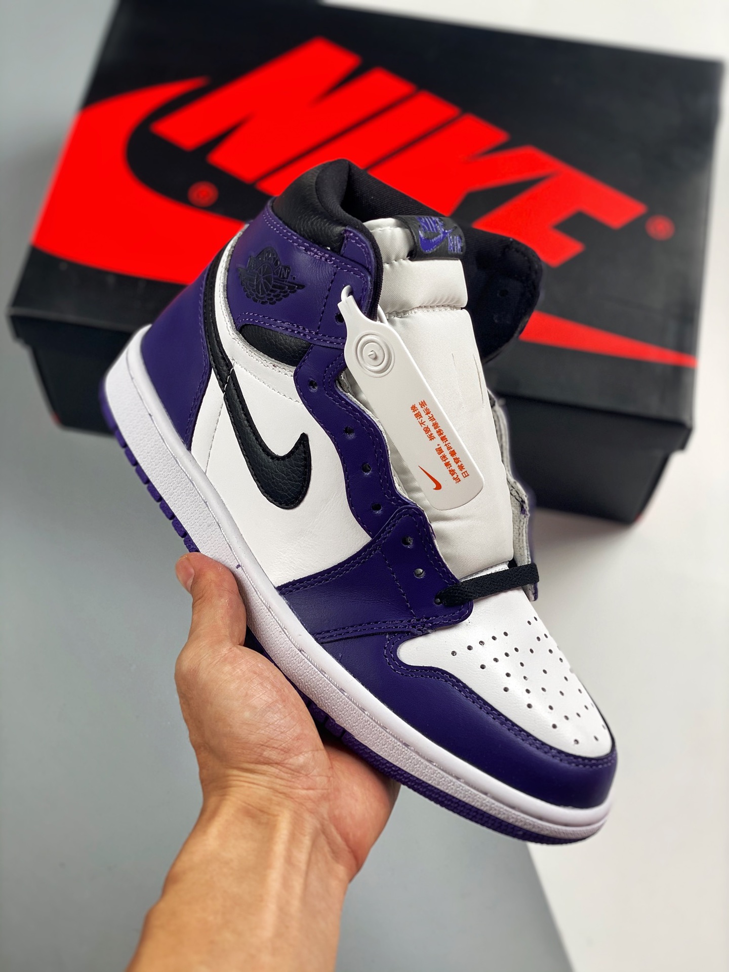 #Base original de producción de Dongguan, el rey de la relación calidad-precio en el mercado💯 Air Jordan 1 "Court Purp…