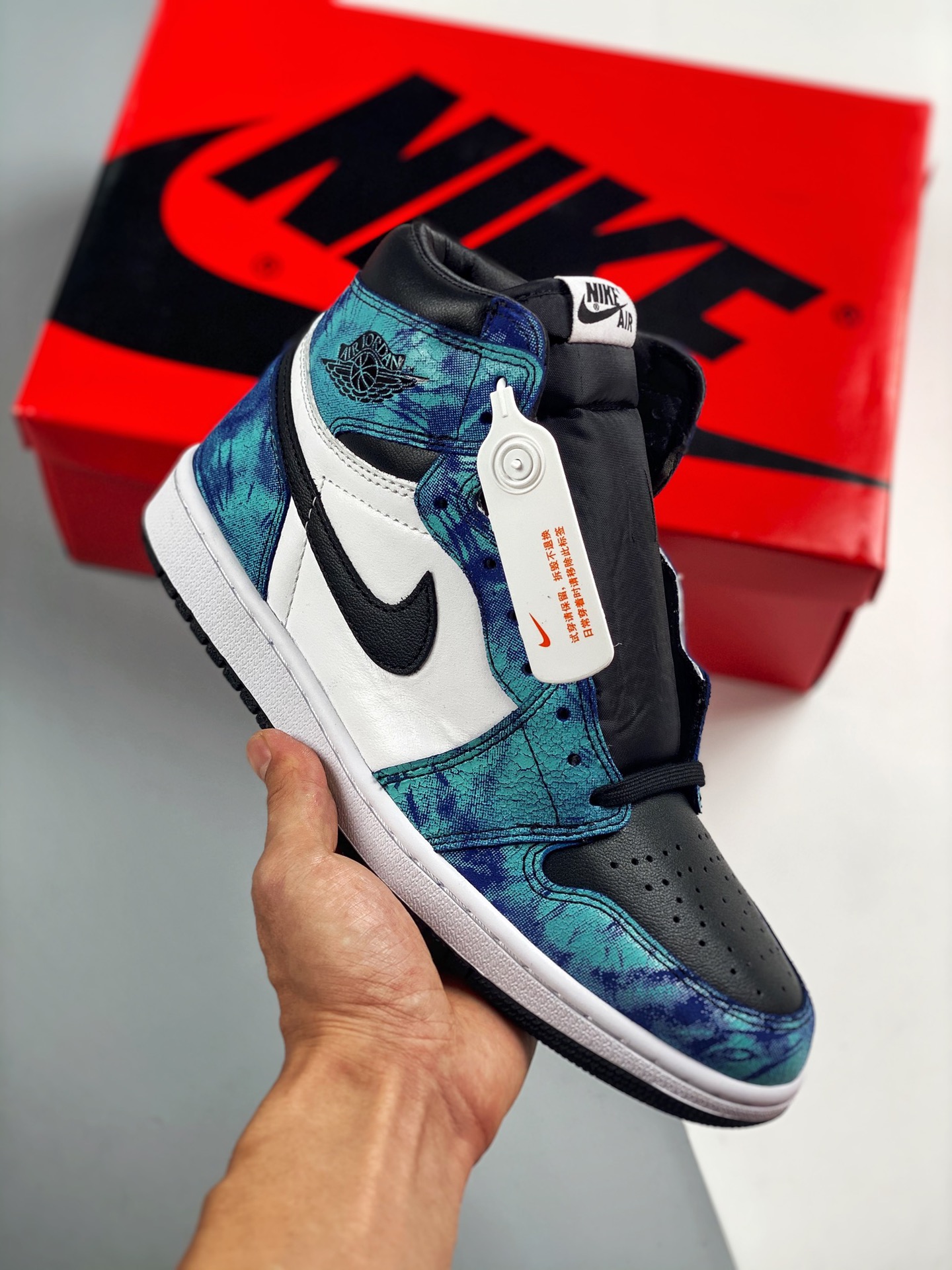 #Base original de producción de Dongguan, el rey de la relación calidad-precio en el mercado💯 Air Jordan 1 Retro "Tie-…