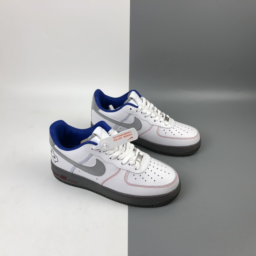 200 Nike Air Force 1'07 空军一号液态银3M反光低帮休闲板鞋 CK5433-200