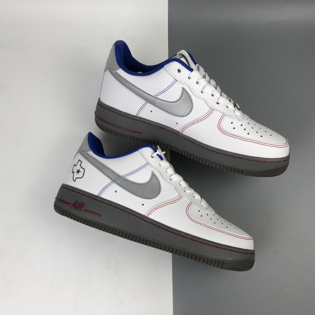 200 Nike Air Force 1'07 空军一号液态银3M反光低帮休闲板鞋 CK5433-200
