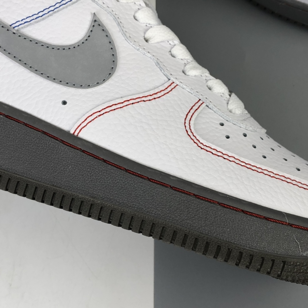 200 Nike Air Force 1'07 空军一号液态银3M反光低帮休闲板鞋 CK5433-200