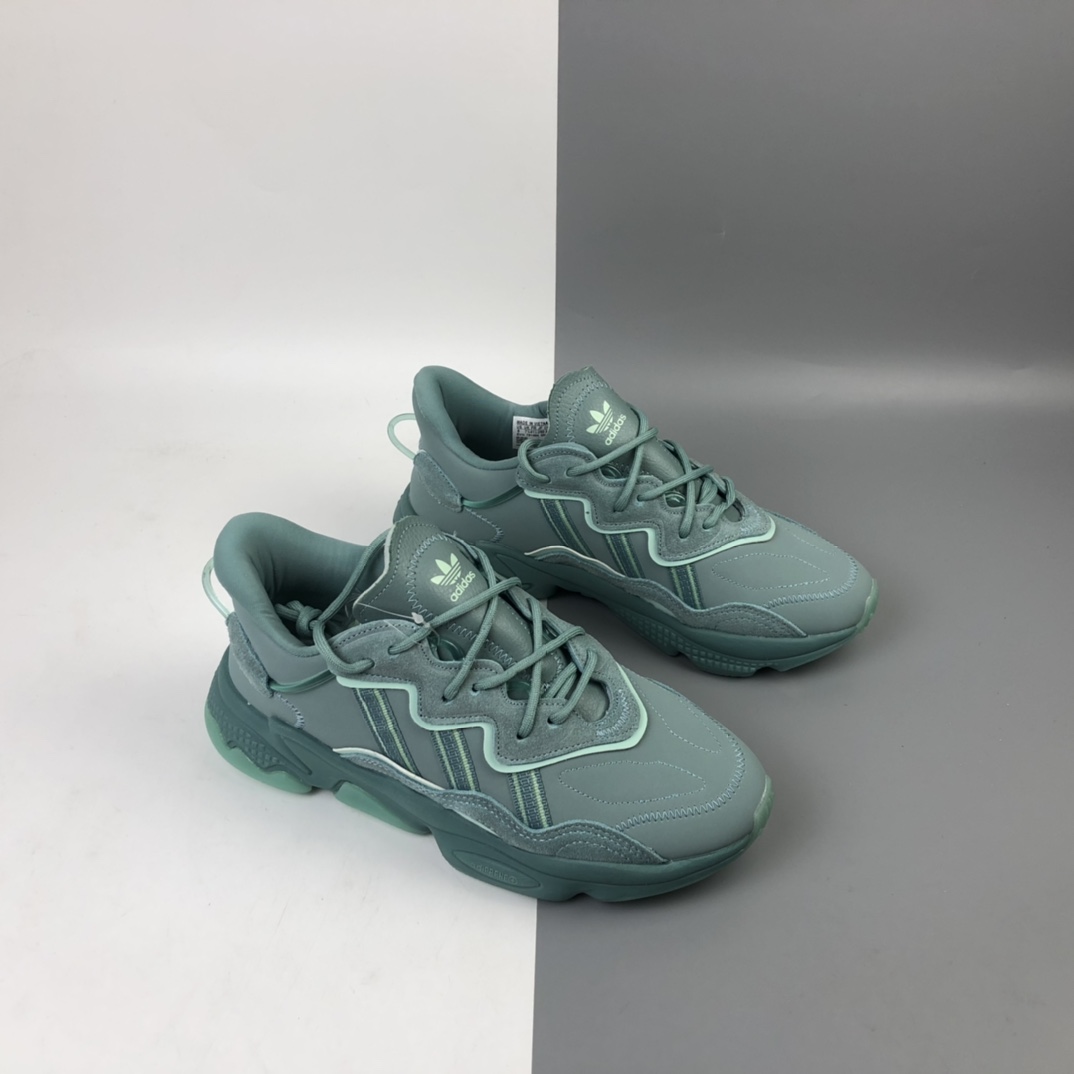 160 Adidas Originals Ozweego W  阿迪达斯三叶草复古3M反光透气跑步鞋 FZ1961