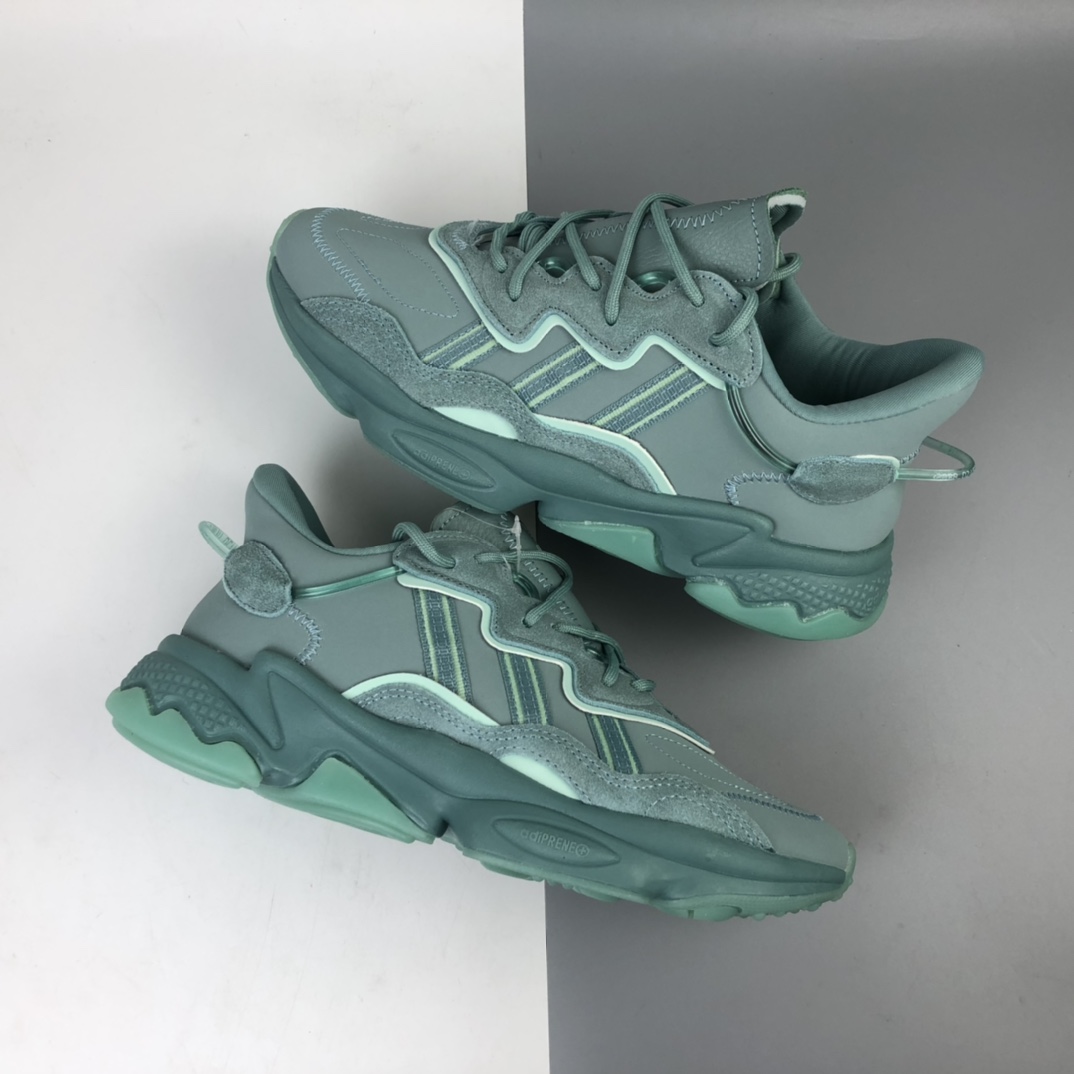 160 Adidas Originals Ozweego W  阿迪达斯三叶草复古3M反光透气跑步鞋 FZ1961
