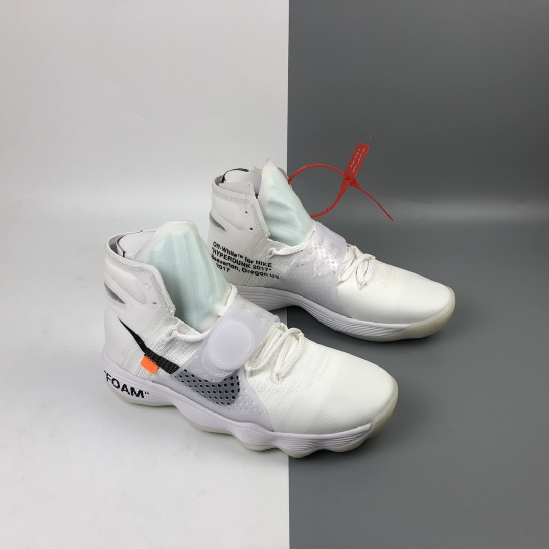 260 Off-White x Nike  Hyperdunk 2017OW联名系列 “白黑橘OW”AJ4578-100