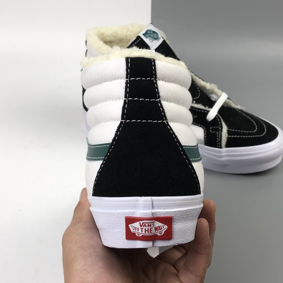 160 加绒款 Vans Sk8-Hi Vlt Lx 加绒保暖款职业滑板系列高帮休闲板鞋 VN0A4CS5W43
