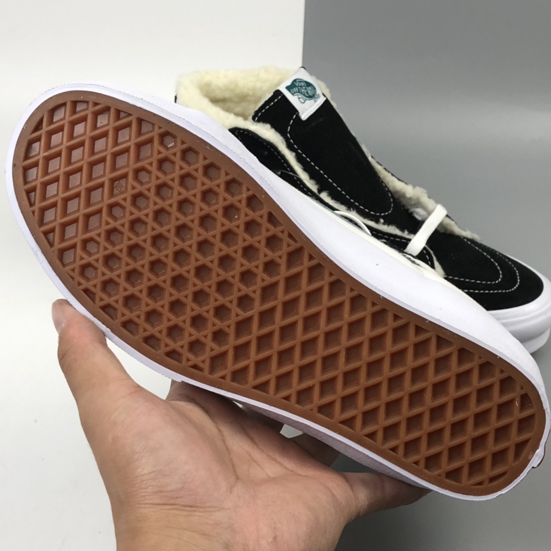 160 加绒款 Vans Sk8-Hi Vlt Lx 加绒保暖款职业滑板系列高帮休闲板鞋 VN0A4CS5W43