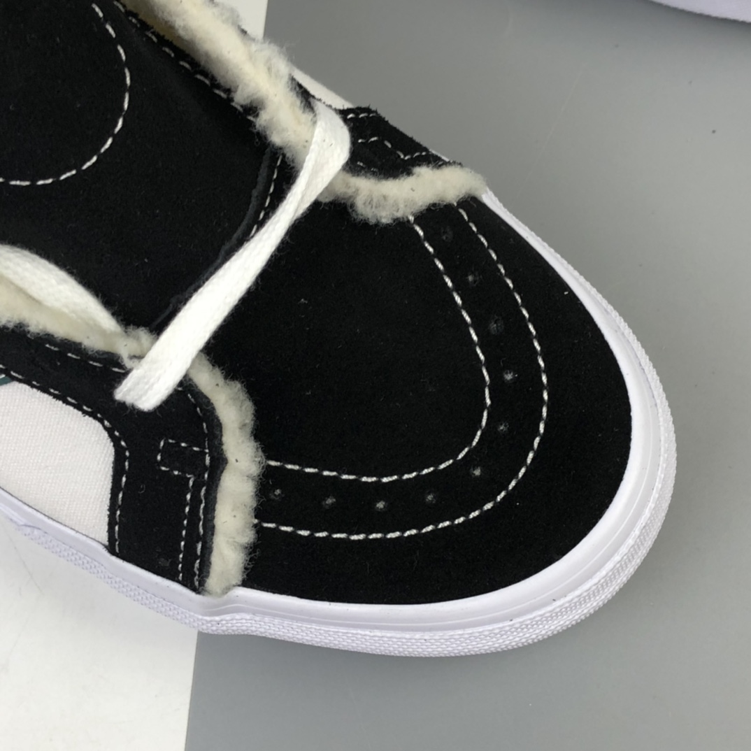 160 加绒款 Vans Sk8-Hi Vlt Lx 加绒保暖款职业滑板系列高帮休闲板鞋 VN0A4CS5W43