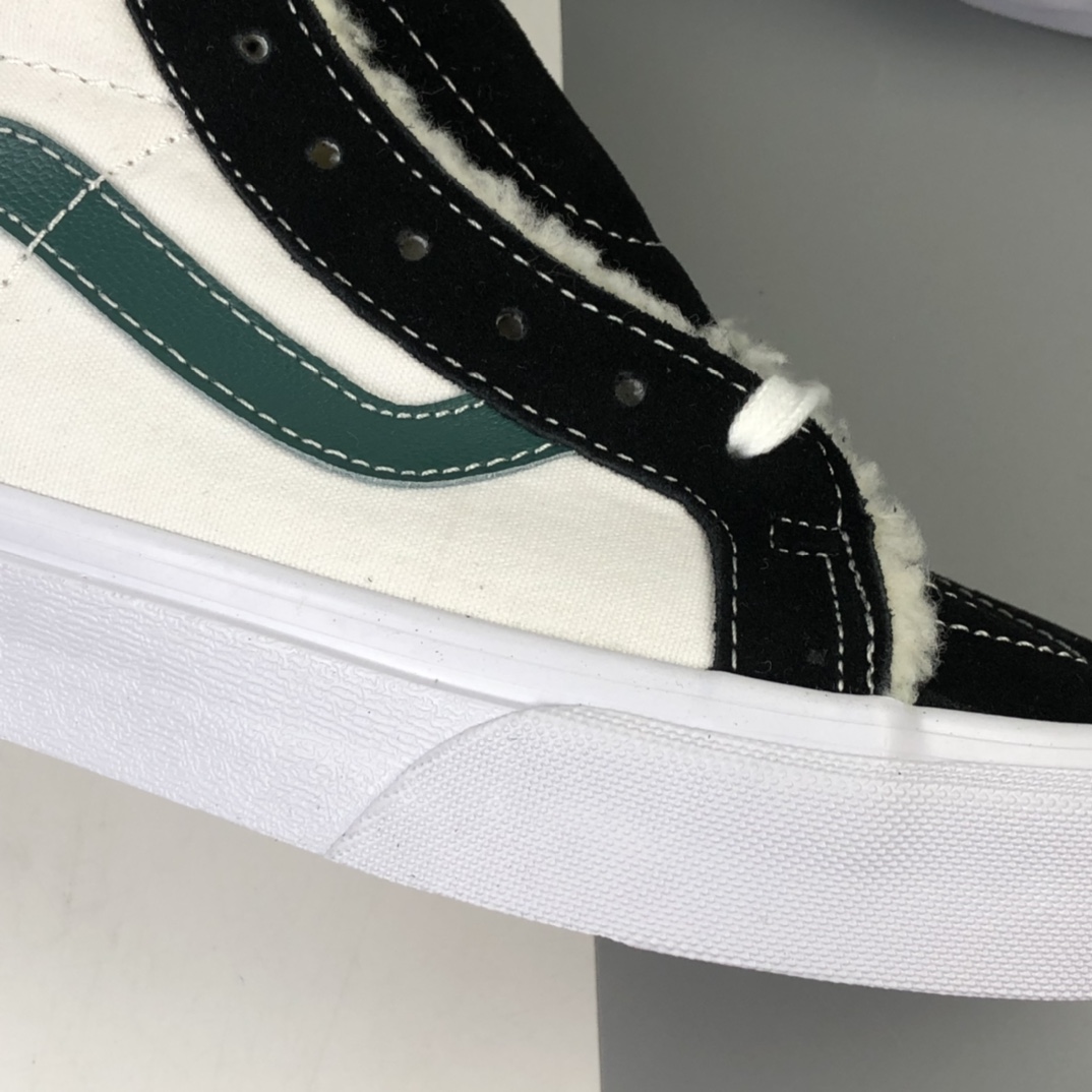 160 加绒款 Vans Sk8-Hi Vlt Lx 加绒保暖款职业滑板系列高帮休闲板鞋 VN0A4CS5W43