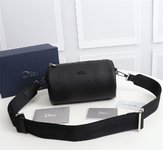 Flawless
 Dior Crossbody & Shoulder Bags Cylinder & Round Bags Black Men Calfskin Cowhide Oblique