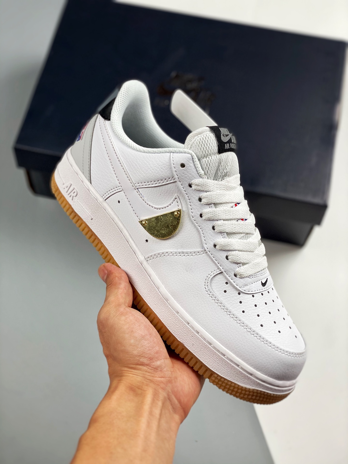Nike Air Force 1 'NBA' Pack White Black original last and original cardboard, authentic Air Force silhouette #Focus on …