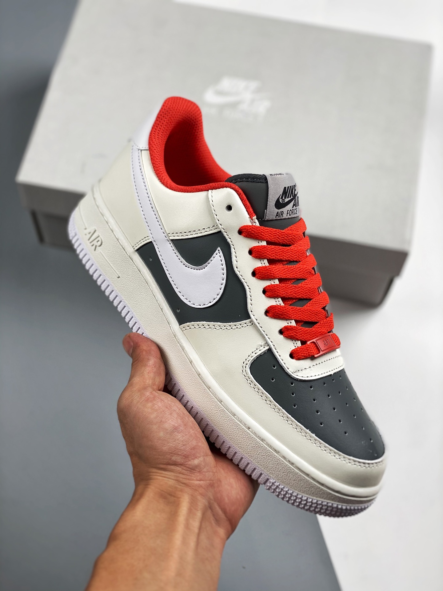 Air Force 1 '07 paloma gris, horma y cartón originales, estilo auténtico de Air Force, #especializado en canales de com…