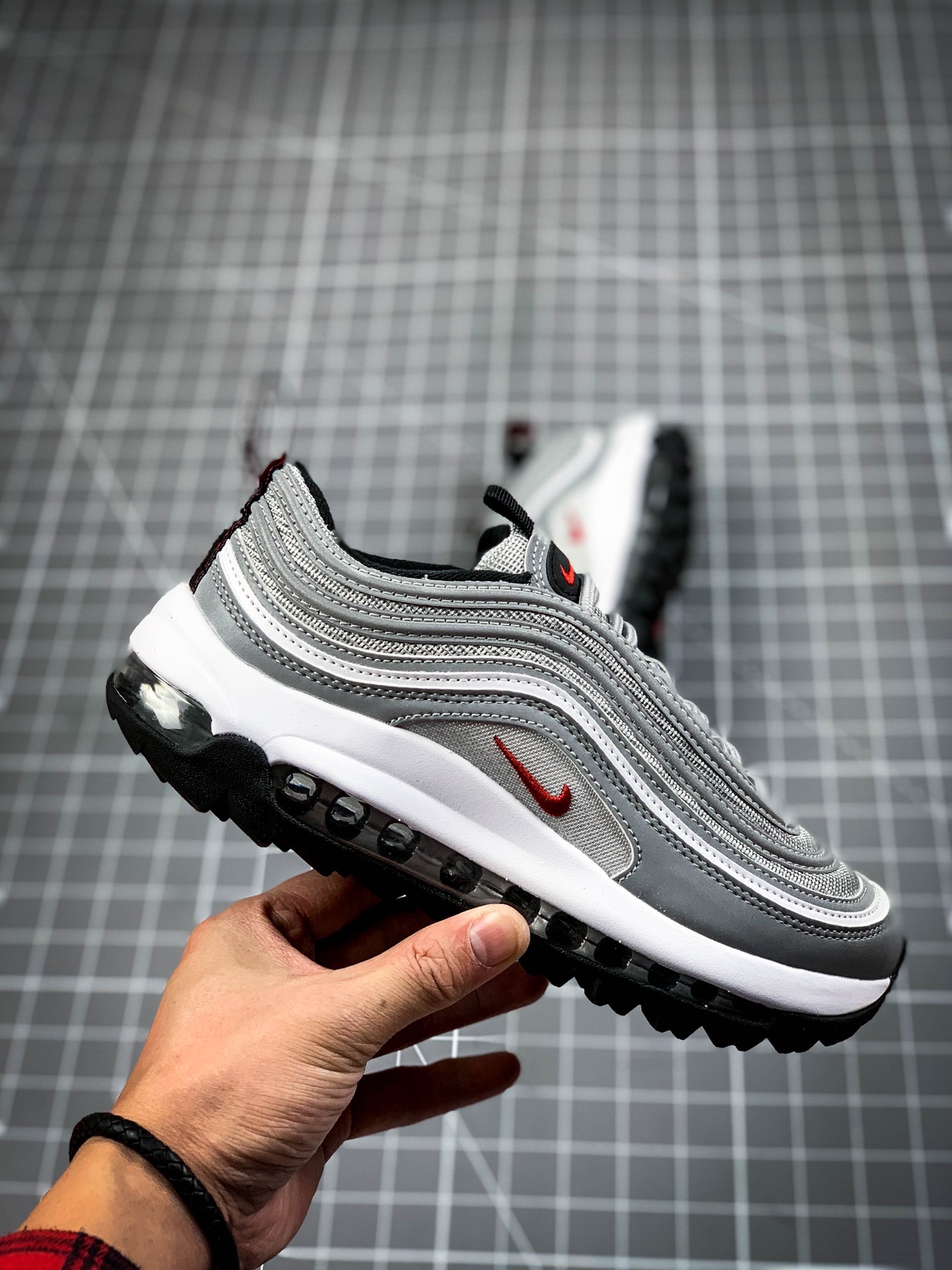 240 Nike Golf Air Max 97G子弹头高尔夫球鞋经典跨界男女鞋中性运动鞋CI7538-101