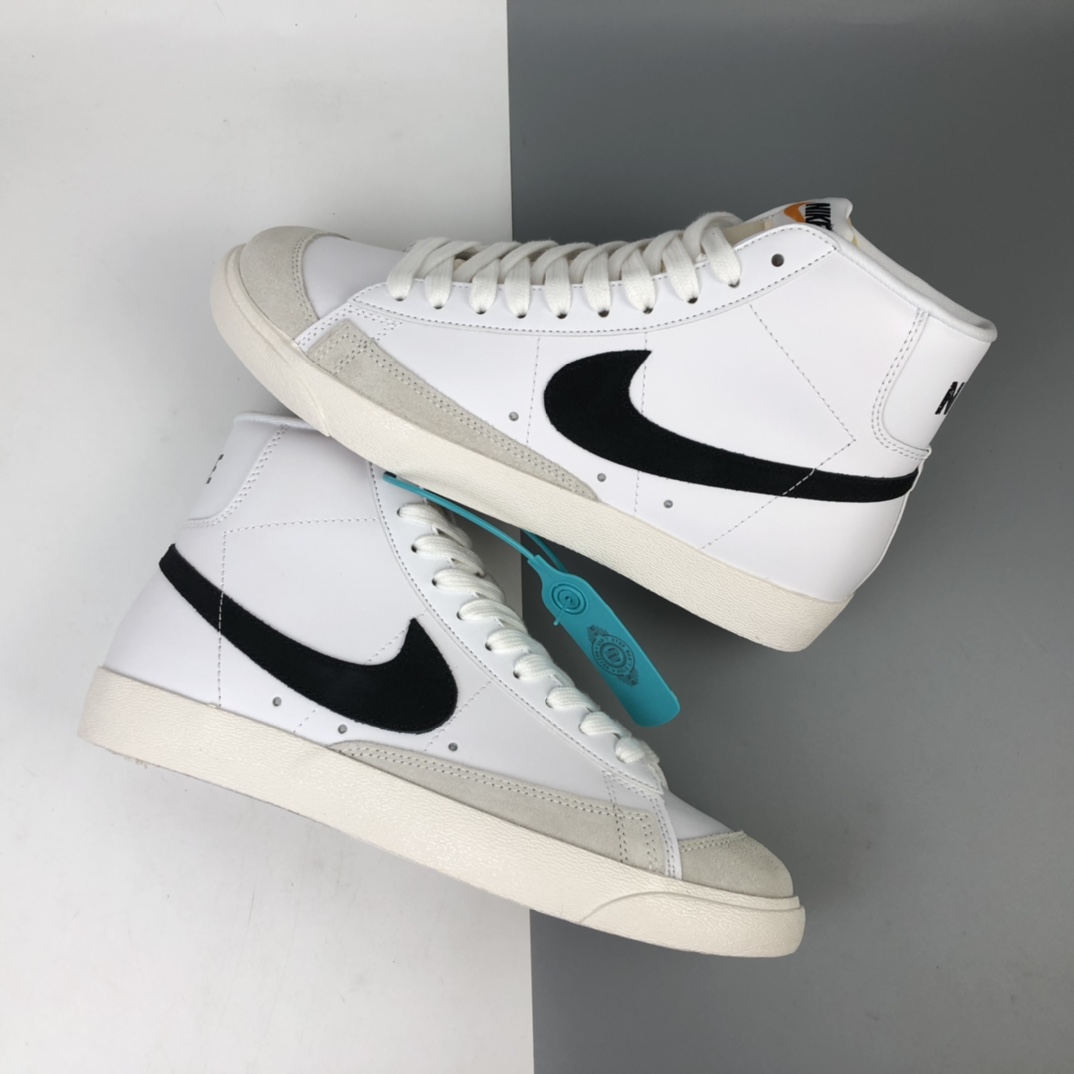 160 Nike Blazer Mid '1977 Vintage 经典开拓者高帮百搭休闲运动板鞋 BQ6806-100