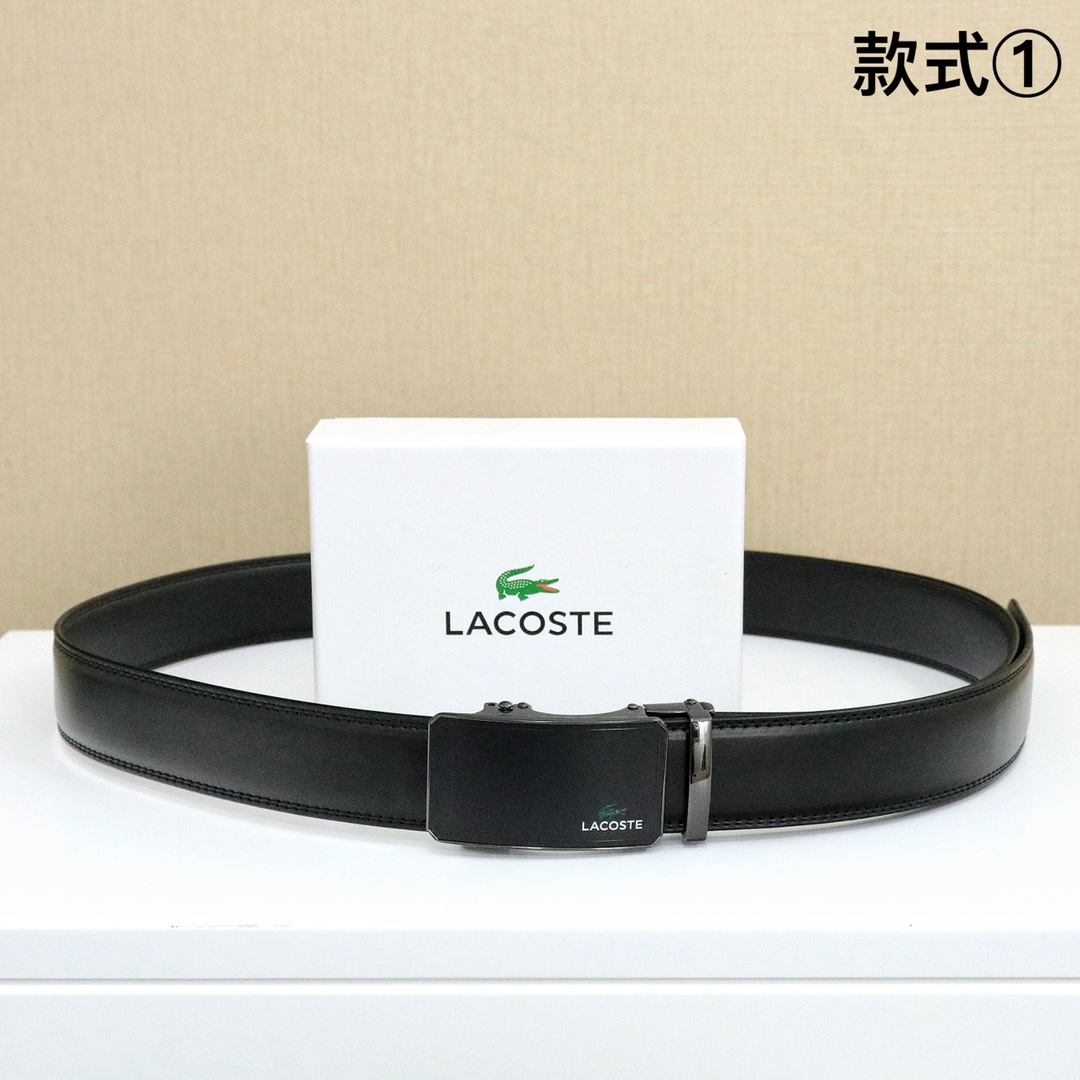 法国鳄鱼自动扣皮带🔰P110 三个款式可选/大量现货供应. 规格：1.15米长*3.8cm宽