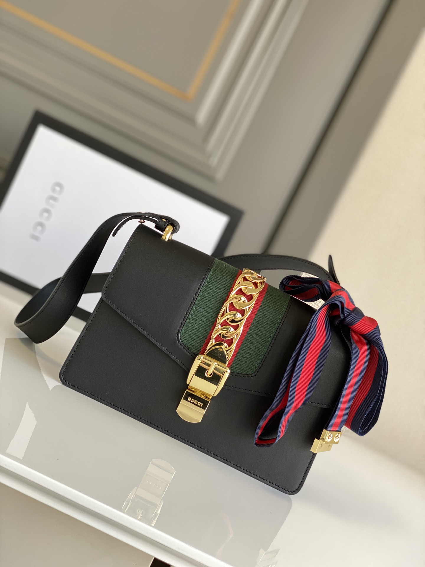 Gucci sylvie Bag Czarny