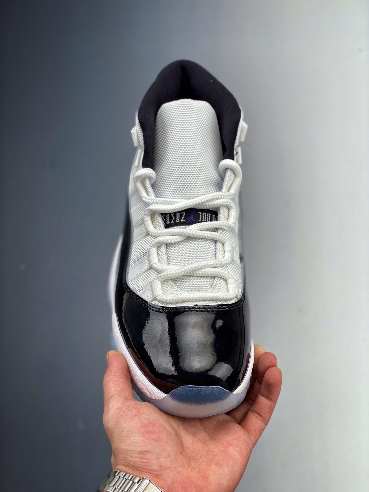 400     Air Jordan 11Concord aj11康扣黑白 复刻高帮男鞋  378037-100