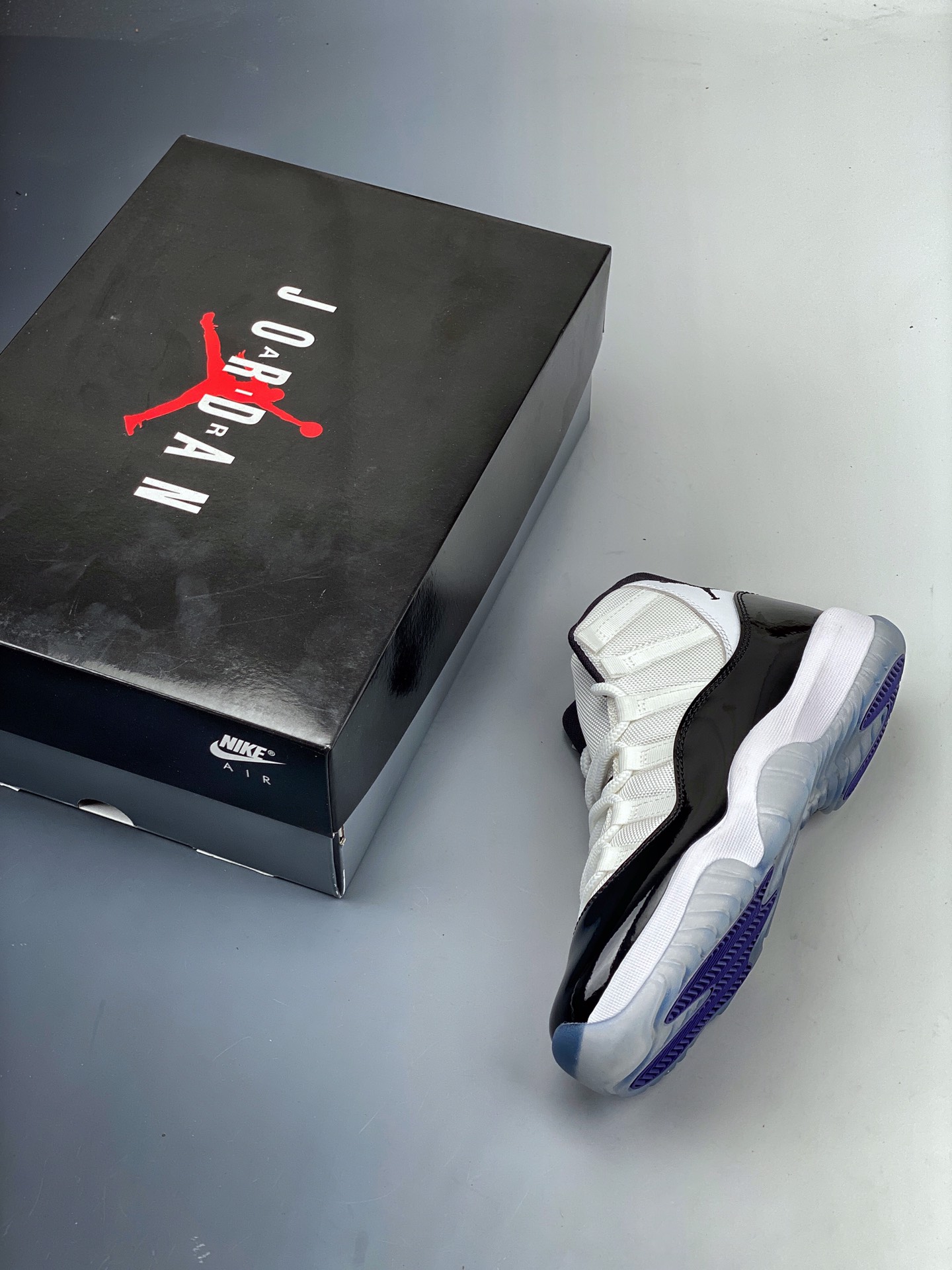 400     Air Jordan 11Concord aj11康扣黑白 复刻高帮男鞋  378037-100