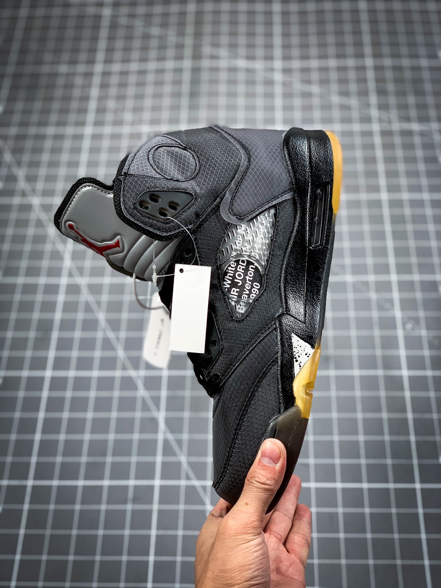 200 OFF-White x Air Jordan 5 Retro SP OW联名AJ5乔5联名男子篮球鞋 CT8480-001