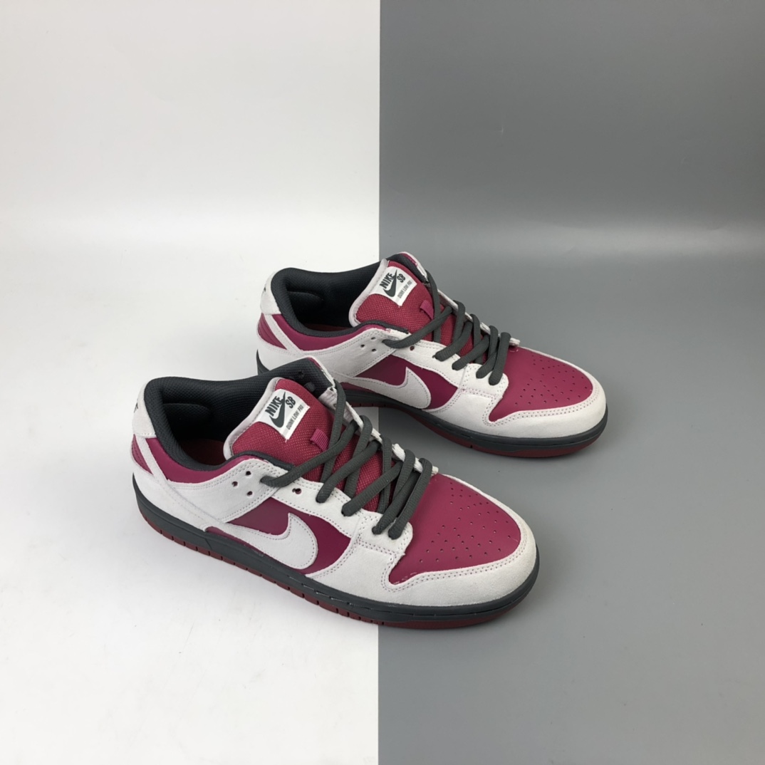 180 Nike SB Dunk Low 波尔多配色 SB板鞋 BQ6817-001