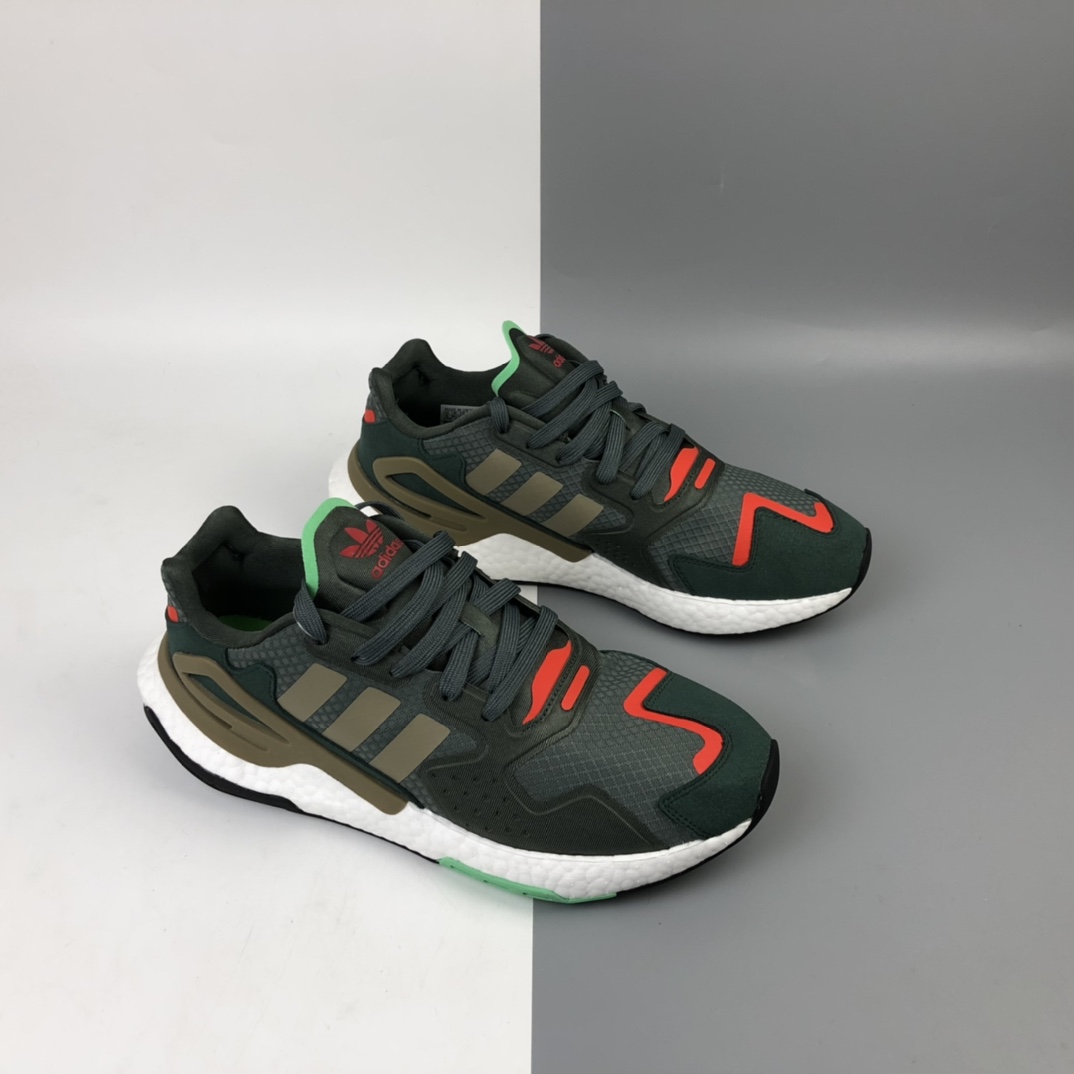 200 Adidas Originals 2020 Day Jogger Boost 三叶草2020版慢跑者系列高弹复古休闲运动跑鞋 夜行者二代 FW4817