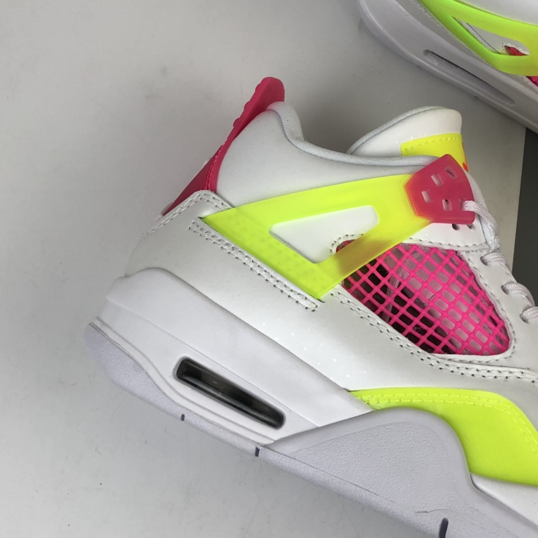 360 Air Jordan 4 AJ4 GS “Lemon Venom” 黄粉白糖果柠檬 CV7808-100