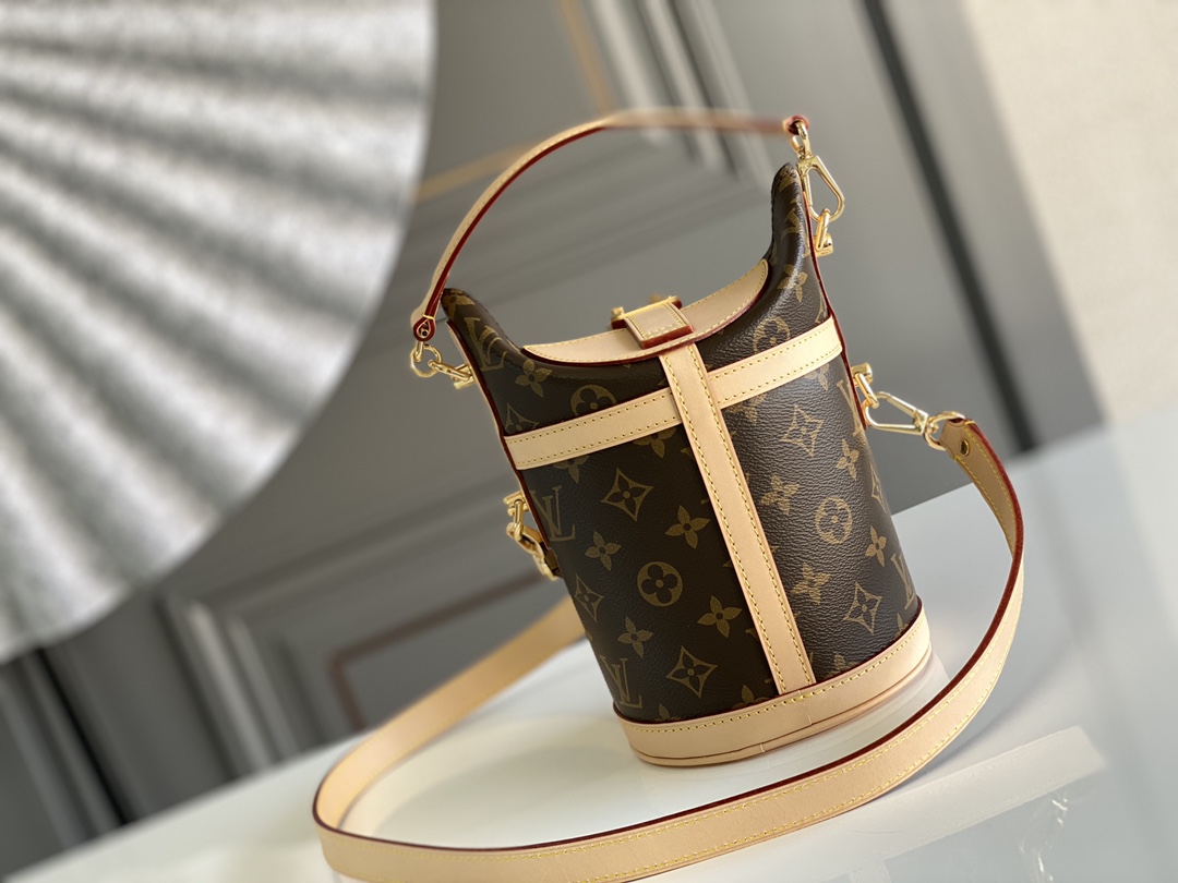 Louis Vuitton LV Duffle Bags Handbags Gold Monogram Canvas Cowhide Spring/Summer Collection Fashion
