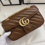 Gucci Marmont Handbags Crossbody & Shoulder Bags Brown Fashion