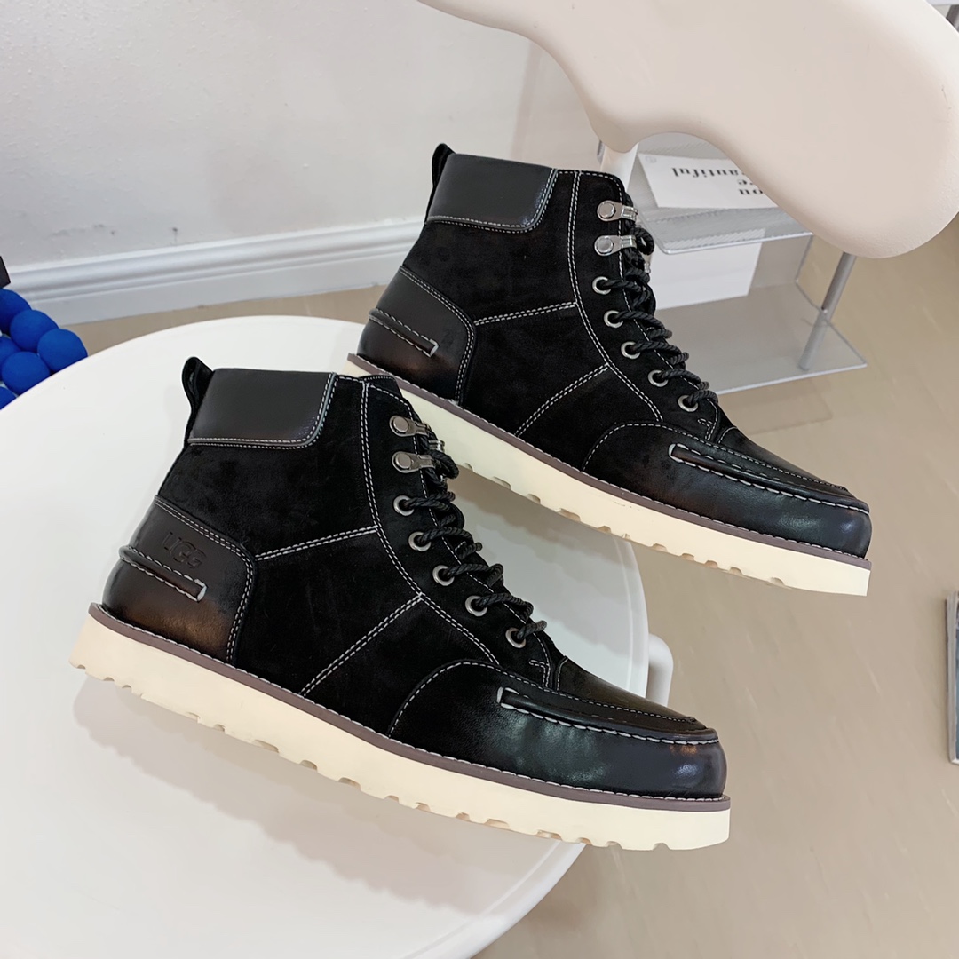 爆款来袭 【UGG男鞋】 版型好到不多说，品质、做工、材料再度升级帅气来袭👏俊朗的外形👏精致的做工👏上等