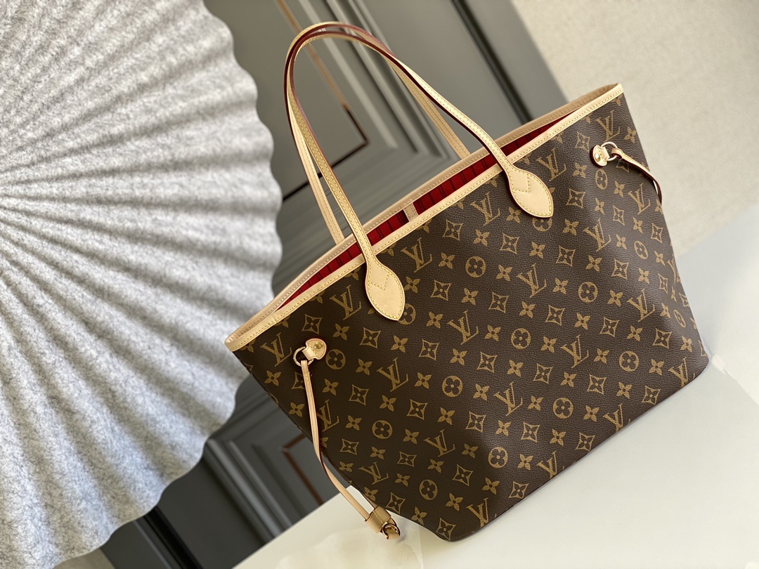 M41177顶级原单NEVERFULL中号手袋Neverfull经典手袋探索袋内精致细节重新设计的内袋采
