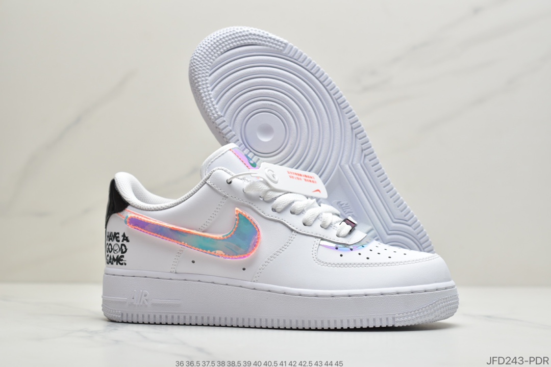 170 公司级Air Force 1 '07 LV8”Good Game” 电玩限定 黑炫彩镭射魔术贴空军 DC0710-191