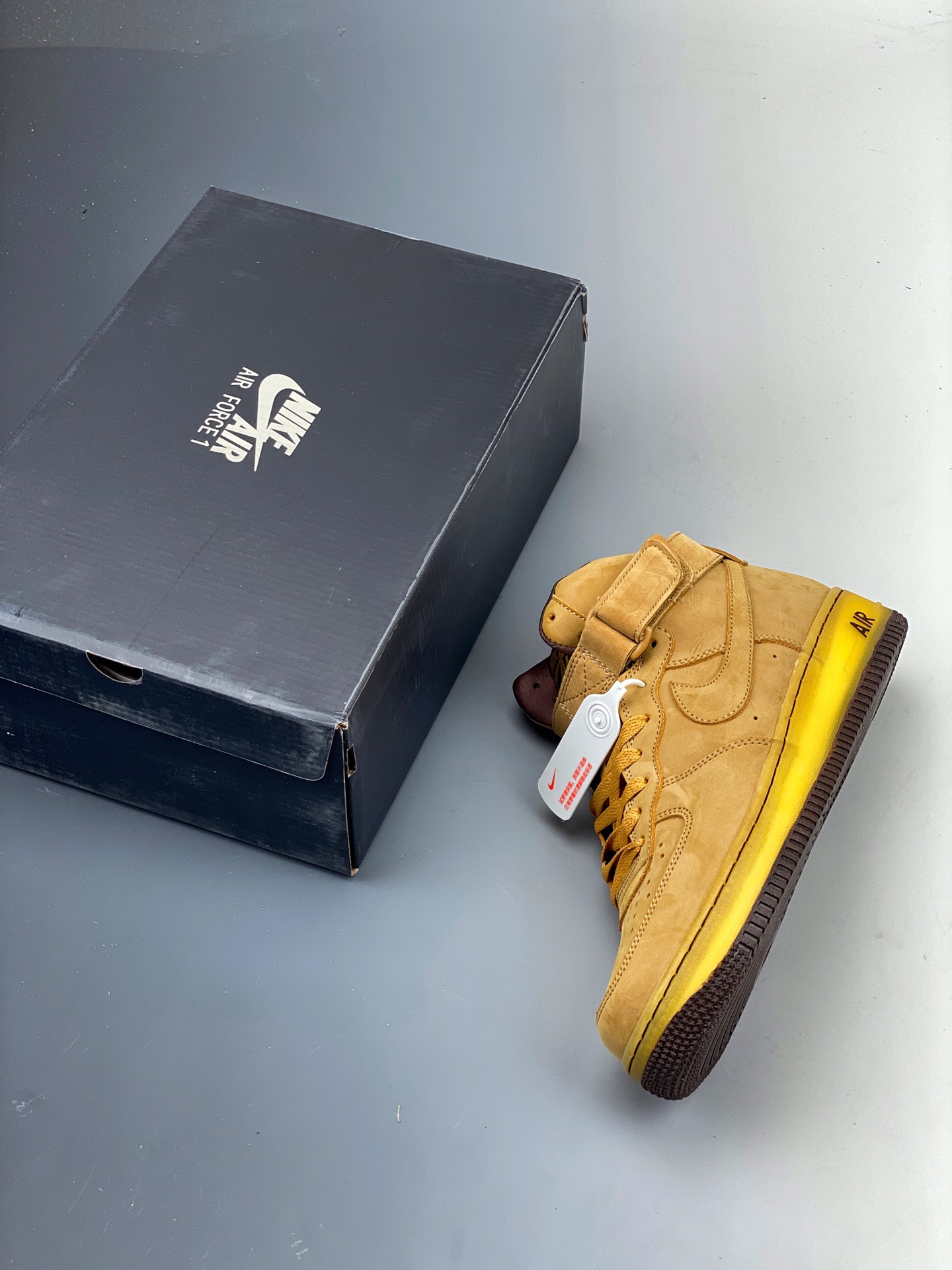 220  NIKE AIR FORCE 1'07 AF1 摩卡小麦高帮DC7504-600