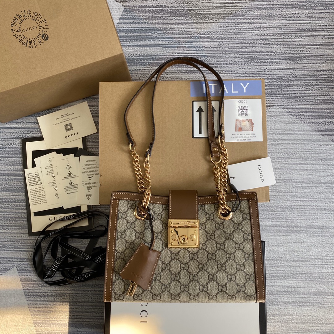 GUCCI Padlock 链条包 小号 肩背包 钥匙包